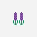 Lavender vector icon sign symbol Royalty Free Stock Photo