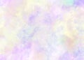 Lavender violet and white watercolor background painting with cloudy distressed texture Royalty Free Stock Photo