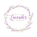 Lavender wreath