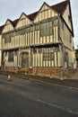 Lavenham UK.Old Houses Royalty Free Stock Photo