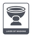 laver of washing icon in trendy design style. laver of washing icon isolated on white background. laver of washing vector icon
