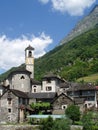 Lavertezzo Valle Versazca Switzerland Royalty Free Stock Photo