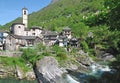 Lavertezzo,Verzasca Valley,Ticino Royalty Free Stock Photo