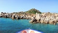 Lavezzi islands rocky coastline Royalty Free Stock Photo