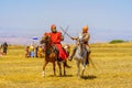 Battle of the Horns of Hattin 1187 reenactment Royalty Free Stock Photo