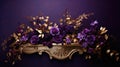 lavish luxury purple background