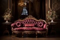Lavish Luxury room antique. Generate Ai