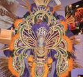 Lavish Mardi Gras Costume on Display at the Presbytere Louisiana State Museum in New Orleans