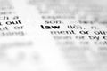 LAW Royalty Free Stock Photo