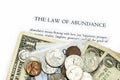 Law of Abundance Royalty Free Stock Photo