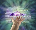 The Law of Attraction Word Cloud Royalty Free Stock Photo