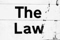 The Law Royalty Free Stock Photo