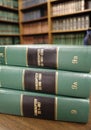 Law Books on Bankruptcy Royalty Free Stock Photo