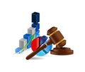 law business profits concept illustration