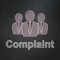 Law concept: Business People and Complaint on