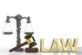 Law concept Royalty Free Stock Photo