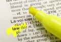 Law Definition Royalty Free Stock Photo