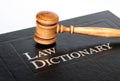 Law Dictionary Royalty Free Stock Photo