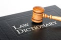 Law Dictionary Royalty Free Stock Photo