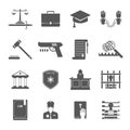 Law Enforcement Icons Set