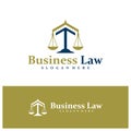 Law Firm logo design concept vector. Justice Logo Design Template. Creative Symbol. Icon Royalty Free Stock Photo