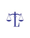 A law firm logo , judge logo vector