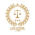 Law firm, office, center logo design