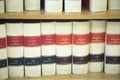 Law firm legal books Royalty Free Stock Photo