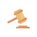 Law hammer property intellectual copyright icon