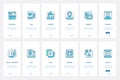 Law, jurisprudence judicial line system UX, UI onboarding mobile app page screen set