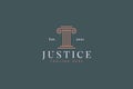 Law and Justice Consultant Corporate Logo