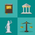 Law and Justice icon design
