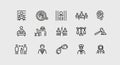 Law and Justice Icons Set