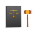 Law and justice scenes. Auction and judgment.
