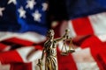 Law and Justice in United States of America Royalty Free Stock Photo