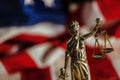 Law and Justice in United States of America Royalty Free Stock Photo