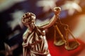 Law and Justice in United States of America Royalty Free Stock Photo