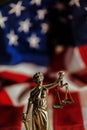 Law and Justice in United States of America Royalty Free Stock Photo