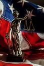 Law and Justice in United States of America Royalty Free Stock Photo