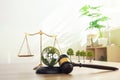 law net zero Environment Law. lawmaker and lawyer signed draft Royalty Free Stock Photo