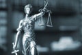 Law office legal statue Themis Royalty Free Stock Photo