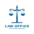 Law office logo , law firm logo vector