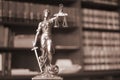 Law offices legal statue Themis Royalty Free Stock Photo