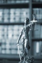 Law offices legal statue Themis Royalty Free Stock Photo