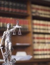 Law offices legal statue Themis Royalty Free Stock Photo