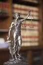 Law offices legal statue Themis Royalty Free Stock Photo