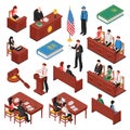 Law And Order Isometric Set