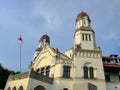 Lawang sewu or the thousand doors building in Semarang, Indonesia.