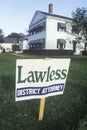 Lawless - District Attorney sign