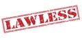 Lawless red stamp